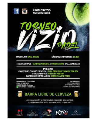 poster del torneo TORNEO VIZIO PADEL