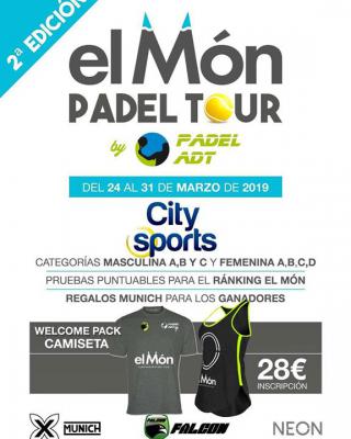 poster del torneo EL MON PADEL TOUR - 2ª EDICIÓN