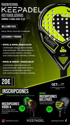 poster del torneo TORNEO KEEPADEL & GET INDOOR