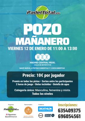 poster del torneo POZO MAÑANERO