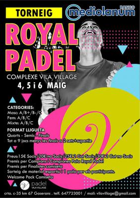 poster del torneo TORNEIG ROYAL PADEL