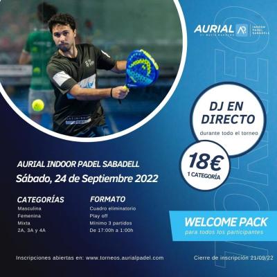 poster del torneo TORNEO DE PADEL