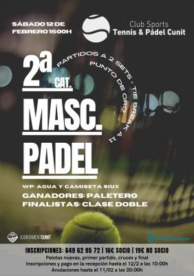 poster torneo 2XPRESS 2A MASCULINA