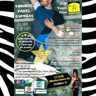 poster del torneo TORNEIG DE PÀDEL EXPRESS