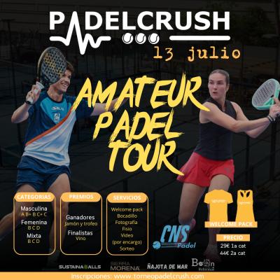 poster del torneo PADELCRUSH