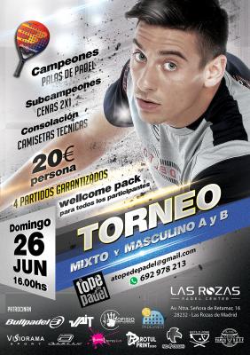 poster del torneo TORNEO MIXTO & MASCULINO 