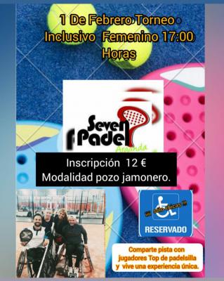 poster del torneo POZO JAMONERO INCLUSIVO FEMENINO