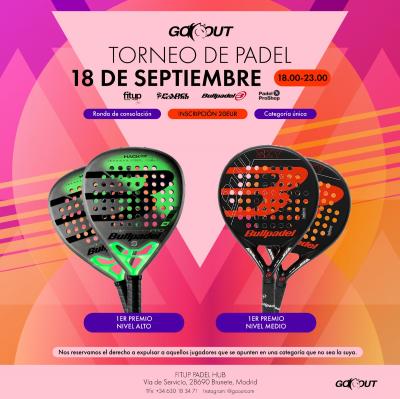 poster del torneo TORNEO PADEL GOOUT