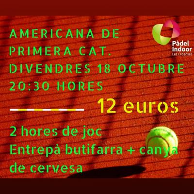 poster del torneo AMERICANA DE PRIMERA CAT