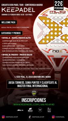 poster del torneo KEEPADEL & G24 PADEL