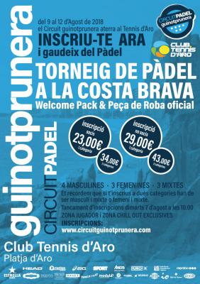 poster del torneo TORNEIG COSTA BRAVA
