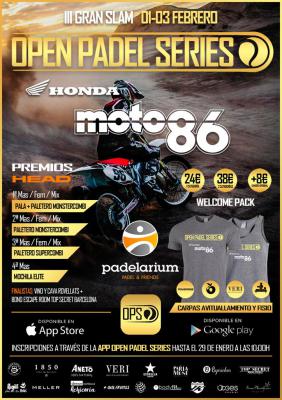 poster del torneo III GRAN SLAM OPEN PADEL SERIES