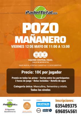 poster del torneo POZO MAÑANERO