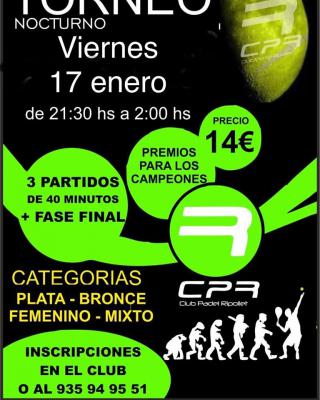 poster del torneo TORNEO NOCTURNO