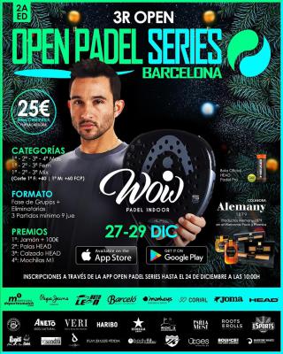 poster torneo 3R OPEN OPEN PADEL SERIES
