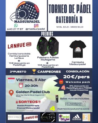 poster torneo XVII TORNEO MADSURPADEL