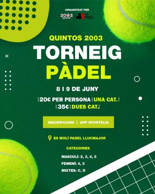 poster torneo TORNEO QUINTOS 2003