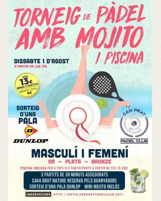 poster del torneo TORNEIG AMB MOJITO I PISCINA