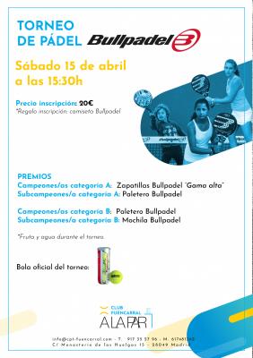 poster del torneo TORNEO BULLPADEL FLAGSHIP