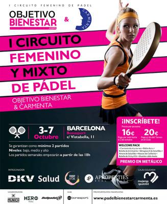 poster del torneo 1r CIRCUITO OBJETIVO BIENESTAR