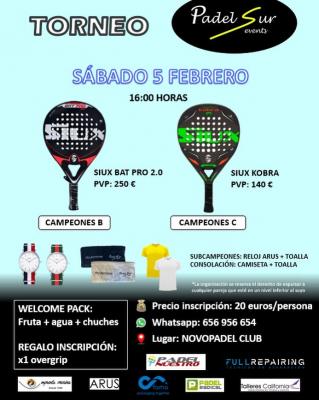 poster del torneo TORNEO PADEL SUR EVENTS