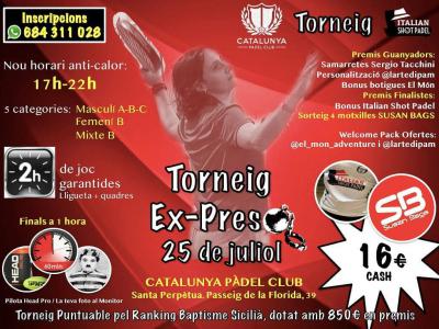 poster del torneo TORNEIG EX-PRESO