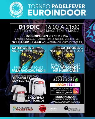 poster del torneo 25º TORNEO PADEL FEVER
