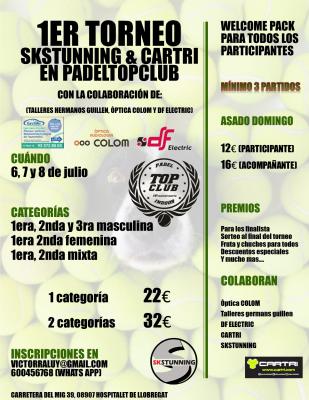 poster del torneo 1ER TORNEO SKSTUNNING & CARTRI