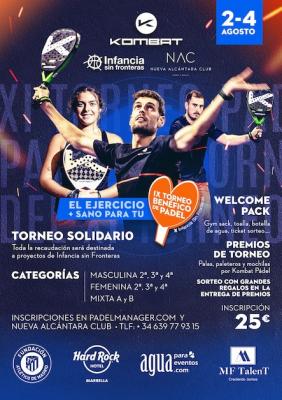 poster torneo IX TORNEO INFANCIA SIN FRONTERAS