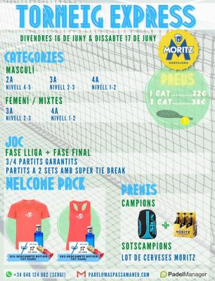 poster del torneo TORNEIG EXPRESS MORTIZ
