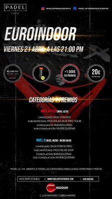 poster del torneo TORNEO NOCTURNO VIERNES 21 ABRIL & EUROINDOOR