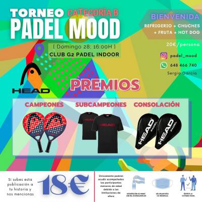 poster del torneo TORNEO PADEL MOOD