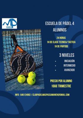 cartel de la escuela