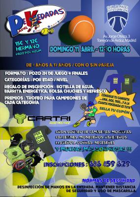 poster del torneo POZO PEKEDADAS