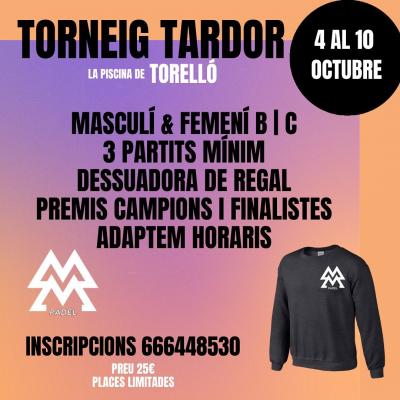 poster del torneo TORNEIG MASCULÍ I FEMENÍ