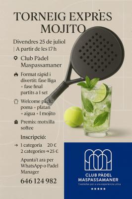 poster torneo TORNEIG EXPRESS GINTONIC