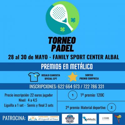 poster del torneo TORNEO DE PADEL