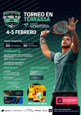 poster del torneo TORNEO 3 TOT PADEL PLAY SERIES