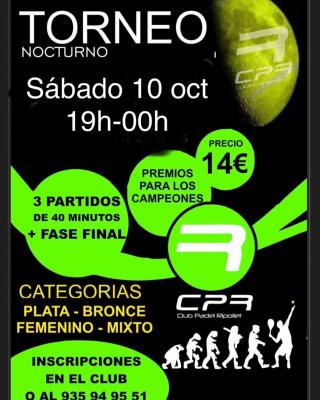 poster del torneo TORNEO NOCTURNO