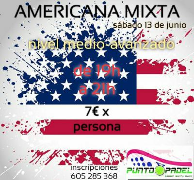 poster del torneo AMERICANA MIXTA
