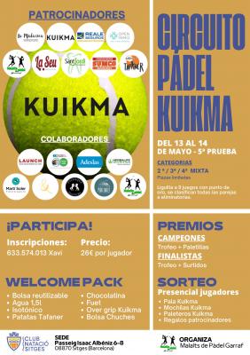 poster torneo 5A PRUEBA CIRCUITO KUIKMA - MODALIDAD MIXTA