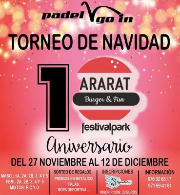 poster del torneo 10 TORNEO NAVIDAD ARARAT