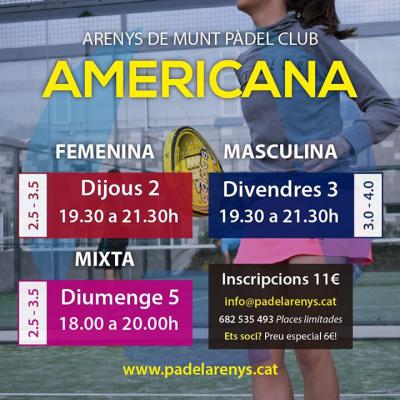 poster del torneo AMERICANA