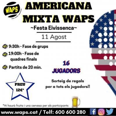 poster del torneo AMERICANA MIXTA WAPS