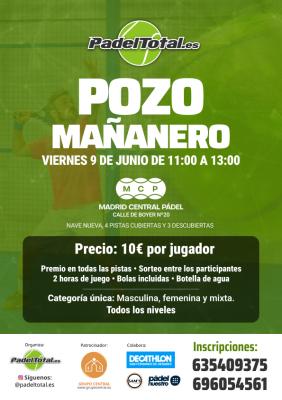 poster del torneo POZO MAÑANERO