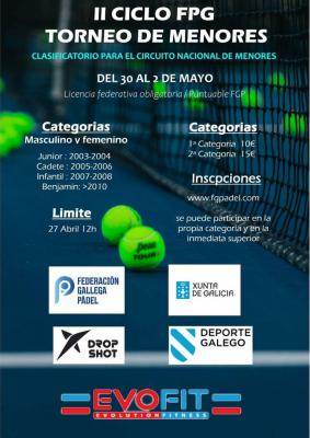 poster del torneo 2° TORNEO DE MENORES 2021