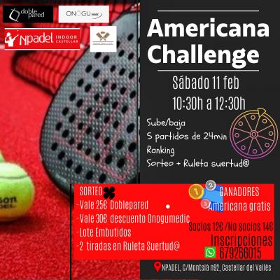 poster del torneo AMERICANA CHALLENGE