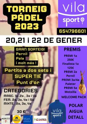 poster del torneo TORNEO VILASPORT