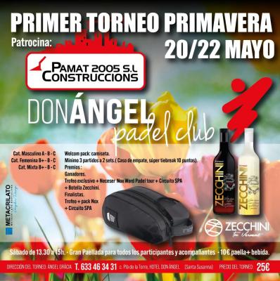 poster del torneo PRIMER TORNEO PRIMAVERA