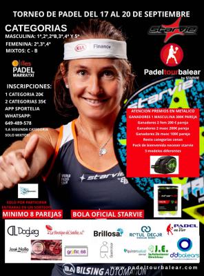 poster del torneo V PRUEBA SUPER OPEN PADELTOURBALEAR